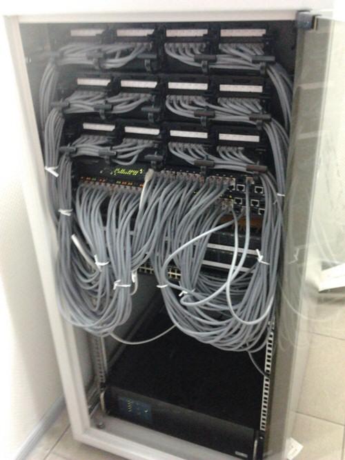 Монтаж СКС в компании МОРИОН, компоненты Molex, коммутатор CISCO Монтаж СКС в компании МОРИОН, компоненты Molex, коммутатор CISCO