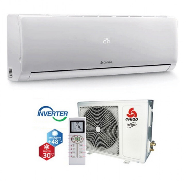увеличить изображение Кондиционер Chigo New FJORD 169 WiFi INVERTER CS-25V3A-1B169AY4L купить