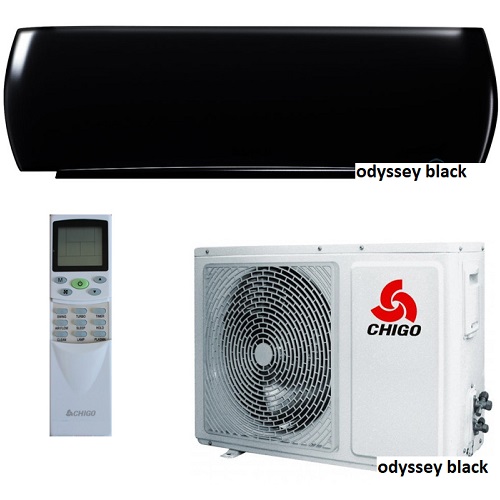 увеличить изображение Кондиционер Chigo CS-35V3A-YA188 ODYSSEY NEW 188 BLACK WiFi  INVERTER -15C купить